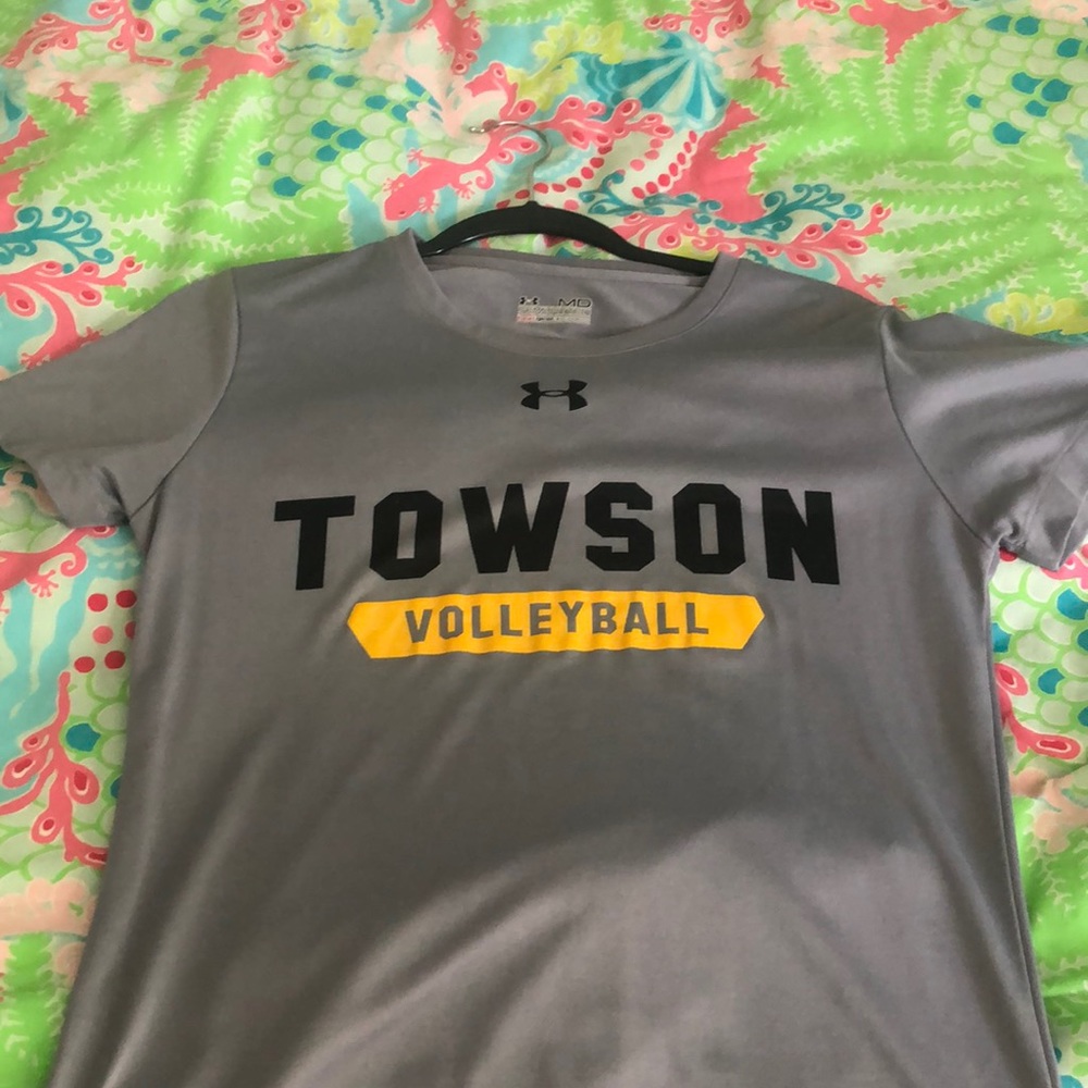 Towson volleyball under Armour  shirt